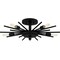 Quoizel Semi-Flush Mount Semi Flush 5 Lights Matte Black QSF6158MBK - alternate 2